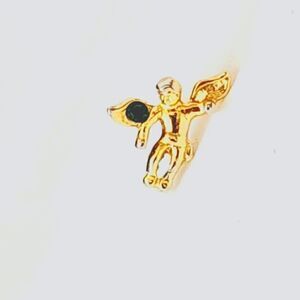 5/$25 Gold angel birthstone lapel pin